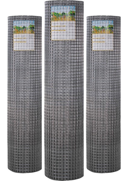 Galvaniz Puntalı Kümes Çit Teli 1,80 mm 50*70 Göz 100 cm 25 Mt Rulo