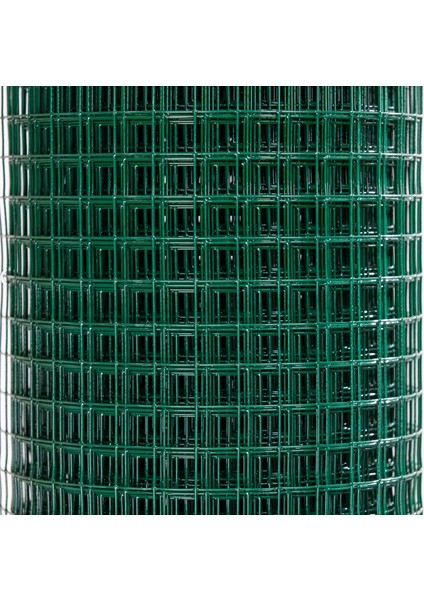 Pvc Kaplı Puntalı Kümes Teli, Çit Teli 2,00MM 50*50 Göz Aralığı 150 cm 25 mt Rulo