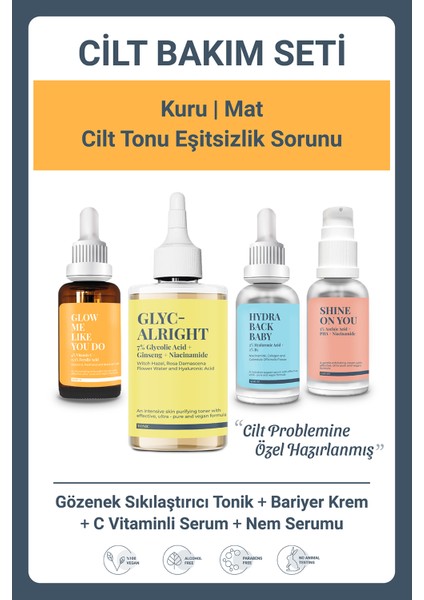 Kuru | Mat | Cilt Tonu Eşitsizlik Sorunu