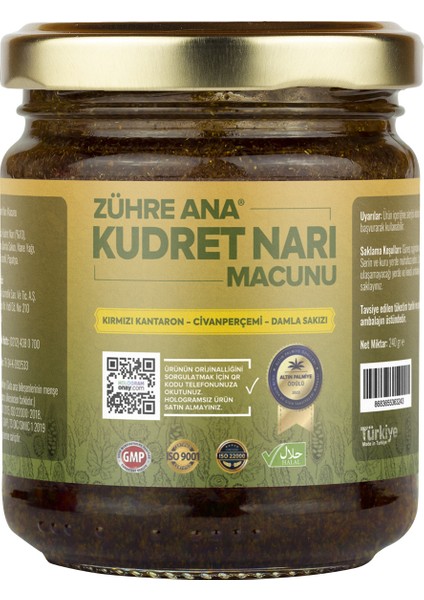 Zühre Ana Kudret Narı Macunu 240 gr