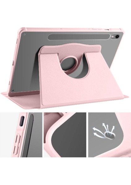 Samsung Galaxy Tab S10 Lite FE/S10/S9 FE/S9 Kılıf Termik Kalem Bölmeli Dönebilen Standlı Case(12.4inç Değildir) indirimleri