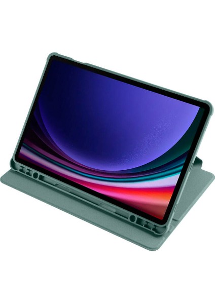 Samsung Galaxy Tab S10 Lite FE/S10/S9 FE/S9 Kılıf Termik Kalem Bölmeli Dönebilen Standlı Case(12.4inç Değildir) modelleri