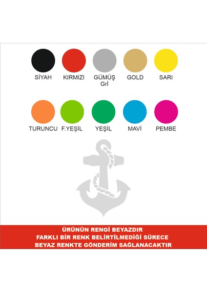 Denizci Çapa Sticker