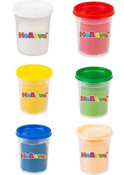 Kutulu Rengarenk Doğal Oyun Hamuru 3 Adet Oyun Hamuru Play Dough 3 x 100 Gram