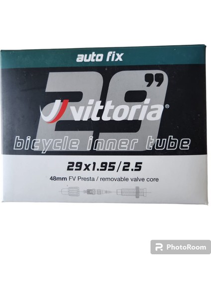 Vittoria Auto Fıx 29X1.95/2.5 Presta 48MM Rvc Patlak Önleyicili Sıvılı Iç Lastik Siyah