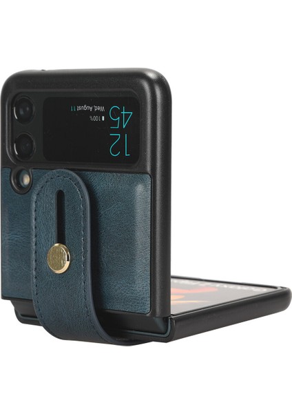 Samsung Galaxy Z Flip 3 5g Kılıf Ayarlanabilir Bileklik Kickstand Döngü Pu Deri Bilek Kayışı (Yurt Dışından) fırsatları