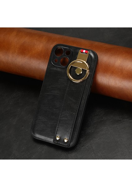 iPhone 12 Kılıf Ayarlanabilir Bileklik Kickstand Döngü Pu Deri Bilek Kayışı (Yurt Dışından) indirimleri