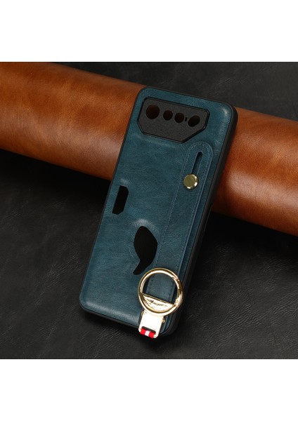 Asus Rog Phone 7 Kılıf Ayarlanabilir Bileklik Kickstand Döngü Pu Deri Bilek Kayışı (Yurt Dışından) indirimleri
