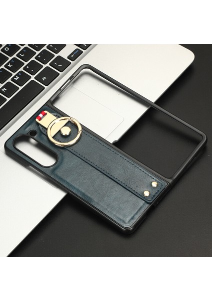 Samsung Galaxy Z Fold 5 5g Kılıf Ayarlanabilir Bileklik Kickstand Döngü Pu Deri Bilek Kayışı (Yurt Dışından) indirimleri