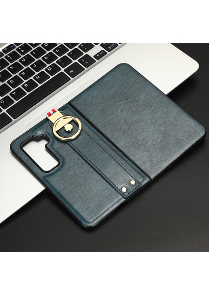 Microsoft Surface Duo 2 Kılıf Ayarlanabilir Bileklik Kickstand Döngü Pu Deri Bilek Kayışı (Yurt Dışından) indirimleri