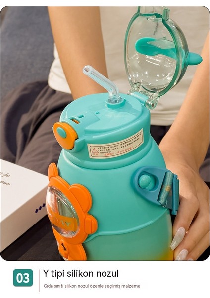 Astronot Çocuk Termos Pipetli Bardak (Yurt Dışından) modelleri
