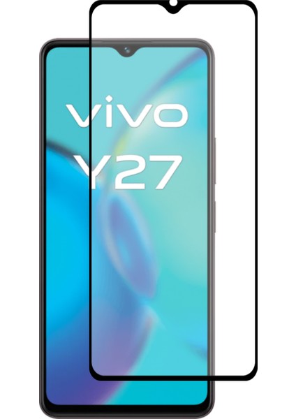 Caseart Vivo Y27 Tam Kaplayan Temperli Ekran Koruyucu Cam