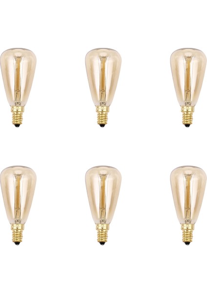 6x Vintage Ampuller E14 220V ST48 Akkor Ampuller 25W 40W 60W Filament Retro Işık Sarkıt Için (Yurt Dışından)