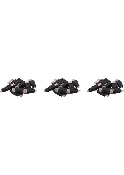 30PCS Otg 5 Pin F/m Mini Değiştirici Adaptör Dönüştürücü USB Erkek Kadın Mikro-Usb (Yurt Dışından)