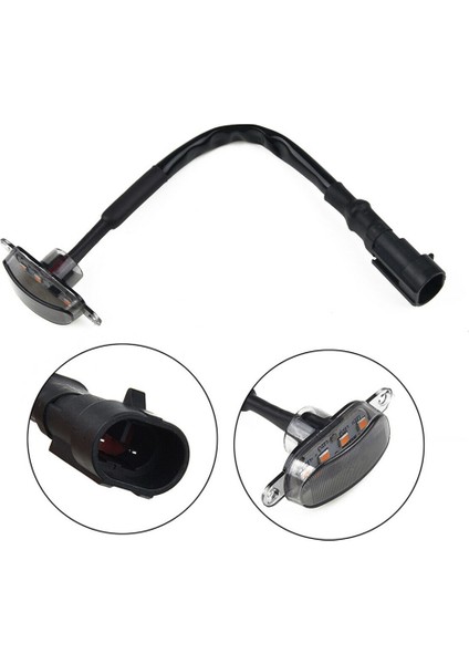 6x Füme Lens Amber LED Ön Izgara Koşu Işıkları Lambalar (Yurt Dışından)