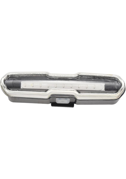 3x LED Bisiklet Kuyruk Işığı Kırmızı ve Mavi USB Şarj Edilebilir Su Geçirmez Süper Parlak Çok Amaçlı Acil Durum Işığı (Yurt Dışından)