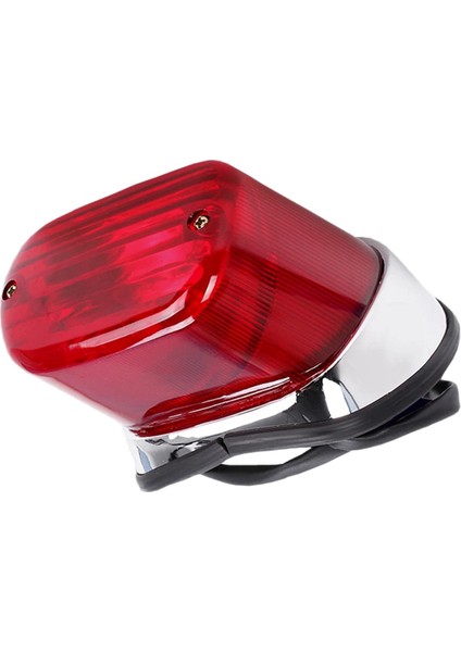 4x Motosiklet Kuyruk Fren Lambası Abs Kırmızı Motosiklet Arka Gösterge Stop Lambası Virago XV250 XV400 (Yurt Dışından)