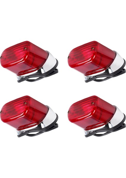 4x Motosiklet Kuyruk Fren Lambası Abs Kırmızı Motosiklet Arka Gösterge Stop Lambası Virago XV250 XV400 (Yurt Dışından) fiyatları