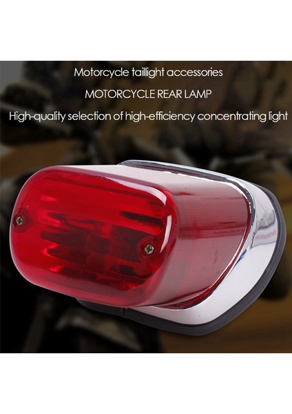 4x Motosiklet Kuyruk Fren Lambası Abs Kırmızı Motosiklet Arka Gösterge Stop Lambası Virago XV250 XV400 (Yurt Dışından) fırsatları