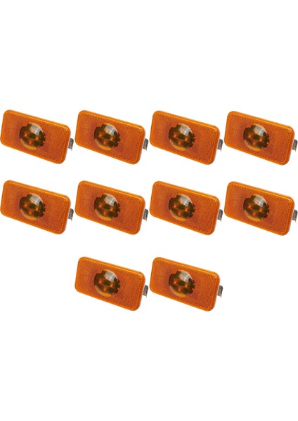 10X 24V Araba Kamyon LED Yan Işaretleyici Işık Amber Gösterge Lambası 4 Kamyonlar Için LED Fm/ (Yurt Dışından)