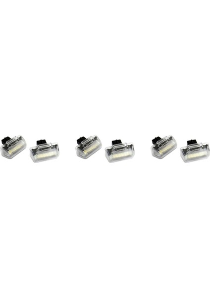 Transit Tourneo Mk5 Mk6 Mk7 1995-14 Için 6x LED Lisans Plaka Işığı Beyaz (Yurt Dışından)