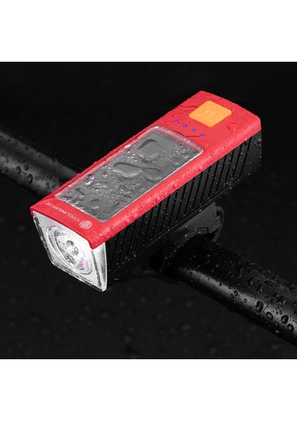Bisiklet Kutusu Güneş Bisiklet LED Işık USB Şarj 400 Lümen 1200 Mah 120DB Korna Işık Bisiklet Ön Işık Bisiklet A (Yurt Dışından)