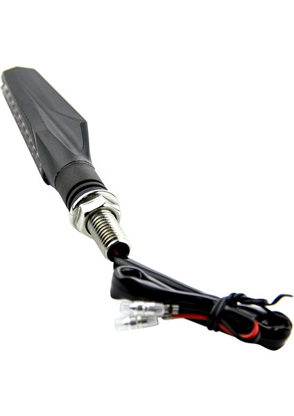 2 Adet Evrensel Motosiklet Scooter Modifiye 12V Dönüş Sinyali 12LED Modifiye Dönüş Sinyali (Yurt Dışından)