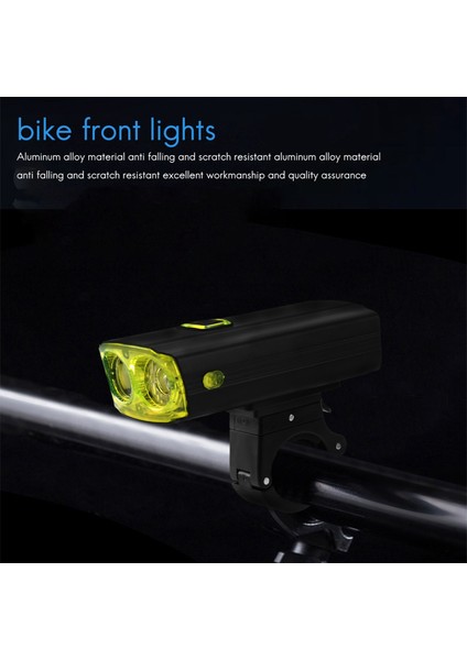 Bisiklet Işığı Alüminyum Alaşımlı Farlar Trompet Dağ Işıkları Gece Sürüş Şarj Edilebilir Farlar (Hoparlör Yok) (Yurt Dışından) modelleri