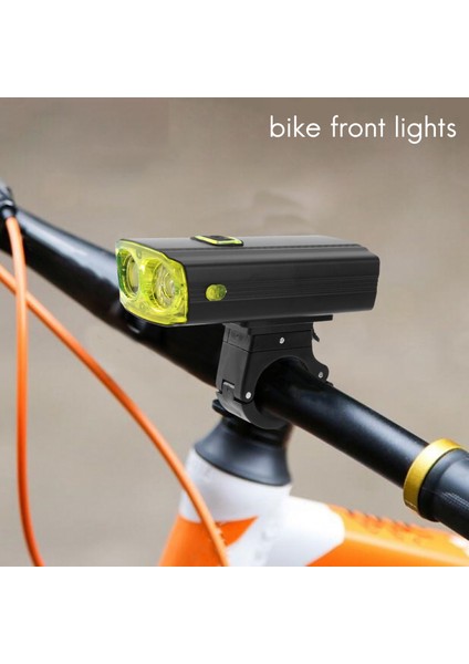 Bisiklet Işığı Alüminyum Alaşımlı Farlar Trompet Dağ Işıkları Gece Sürüş Şarj Edilebilir Farlar (Hoparlör Yok) (Yurt Dışından) fırsatları