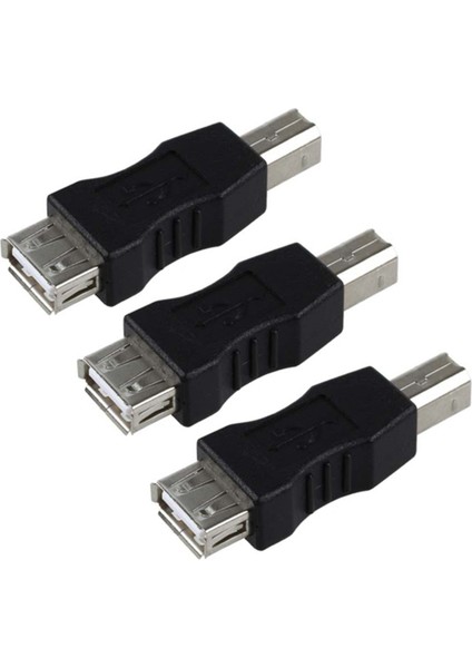 3x USB Tip A Dişi - USB Tip B Erkek Adaptör (Yurt Dışından)