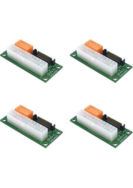 4x Güç Kartı Çift Psu Çoklu Güç Kaynağı Adaptörü ADD2PSU, Sata Atx 24PIN - 4pin Konektörü ile (Yurt Dışından)