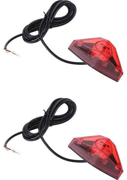 2x Ebike Fren Arka Işık Elektrikli Bisiklet Kuyruk Lambası DC6V 12V 24V 36V 48V 60V LED Ebike Işık Elektrikli Bisiklet Lambası (Yurt Dışından)