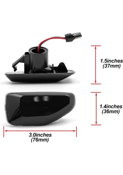 Duster Için Mk2 Sandero Iı -Mk2 Mcv LED Dinamik Yan Işaretleyici Dönüş Sinyal Işığı Sıralı Flaşör Işık (Yurt Dışından)