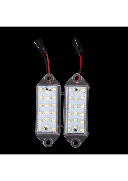 Adet Hata Ücretsiz LED Plaka Ampuller 18SMD Beyaz LED Plaka Işık Lambası x 2003-2017 Için (Yurt Dışından)