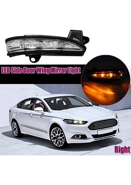 Araba Sağ Yolcu Yan Dikiz Aynası Işık Mondeo 2013-2020 Için Sinyal Işık Çevirin (Yurt Dışından) fiyatları