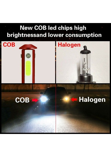 Taraflı 9005+9006 Combo 4 Taraflı Glow LED Far Sis Kitleri Ampul 8000K Mavi Yüksek Düşük Huzme (Yurt Dışından)