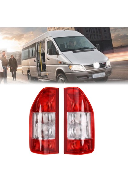 Için-Sprinter 1996 Araç Arka Stop Lambası Kamyon Arka Lambası Montajı Ampul Olmadan Sağ (Yurt Dışından)