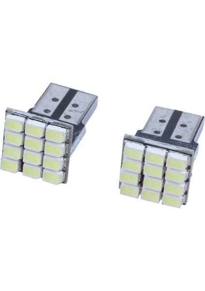 12X T10 W5W Beyaz Canbus 1206 12-Smd LED 12V Ampul Lamba (Yurt Dışından)