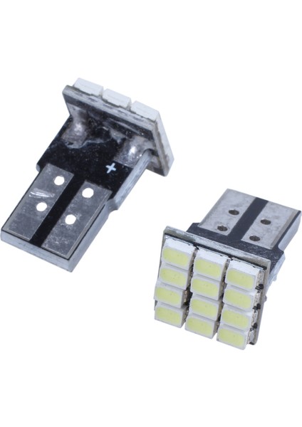 12X T10 W5W Beyaz Canbus 1206 12-Smd LED 12V Ampul Lamba (Yurt Dışından)