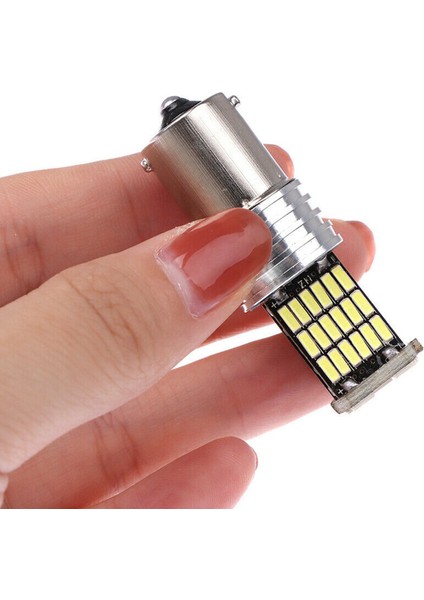 4x 1156LED Canbus 15 Smd BA15S P21W Yüksek Güç Beyaz 6000K Araba Fren Kuyruk Lambası (Yurt Dışından)