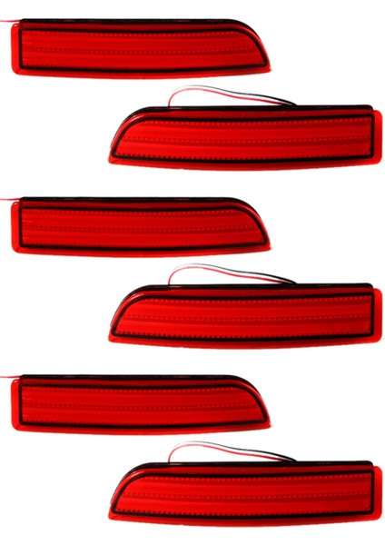 6x Araba LED Arka Lambası Park Freni Arka Tampon Reflektör Lambası Avensis/alphard Mki/led Park Lambaları (Yurt Dışından)