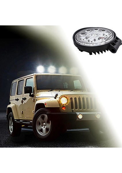 9led 27W Çalışma Işığı 12V 24V Araba LED Spot Yuvarlak Oto Kamyon Off Road Mini Ledbar Offroad Aksesuarları (Yurt Dışından) fırsatları
