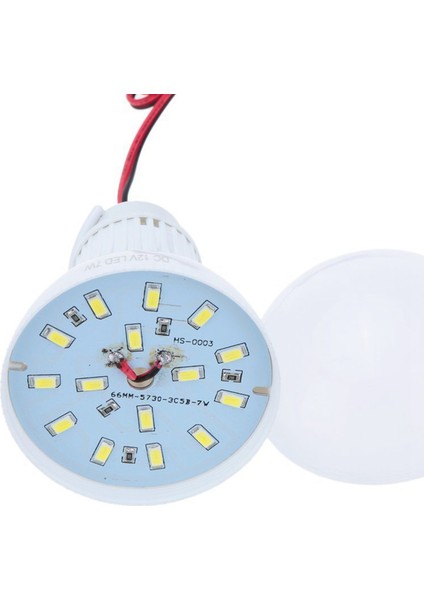 2x Dc 12V 7W LED Ampul Genel Ampul Tipi Ev / Kamp / Yürüyüş / Acil Durum / Dış Mekan (Yurt Dışından)