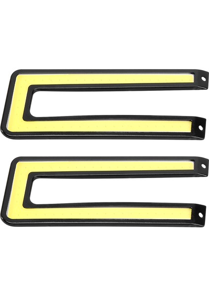 2 Adet Beyaz Cob Drl LED Gündüz Farı Evrensel Araba Sürüş Sis Lambası Arabalar Için Araba Aksesuarları (Yurt Dışından) fiyatları
