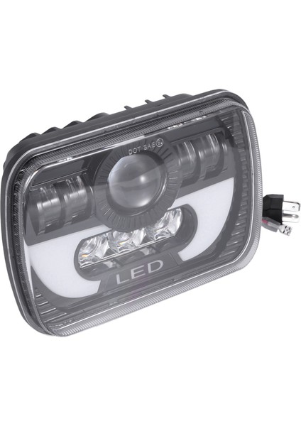 2x 300 W 5x7 LED Farlar LED Mühürlü Işın Başkanı Işık Wrangler Yj Xj Için Yüksek Düşük Işınlı LED Far (Yurt Dışından)