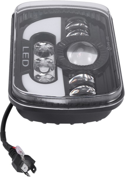 2x 300 W 5x7 LED Farlar LED Mühürlü Işın Başkanı Işık Wrangler Yj Xj Için Yüksek Düşük Işınlı LED Far (Yurt Dışından)