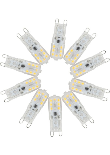 40 x G9 5W LED Kısılabilir Kapsül Ampul Işık Lambalarını Değiştirin AC220-240V, Sıcak Beyaz (Yurt Dışından)