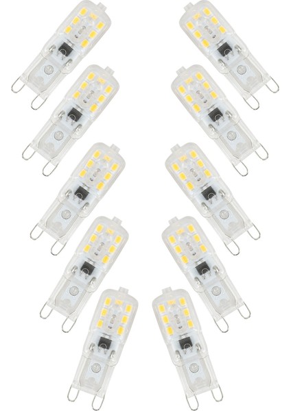 40 x G9 5W LED Kısılabilir Kapsül Ampul Işık Lambalarını Değiştirin AC220-240V, Sıcak Beyaz (Yurt Dışından)
