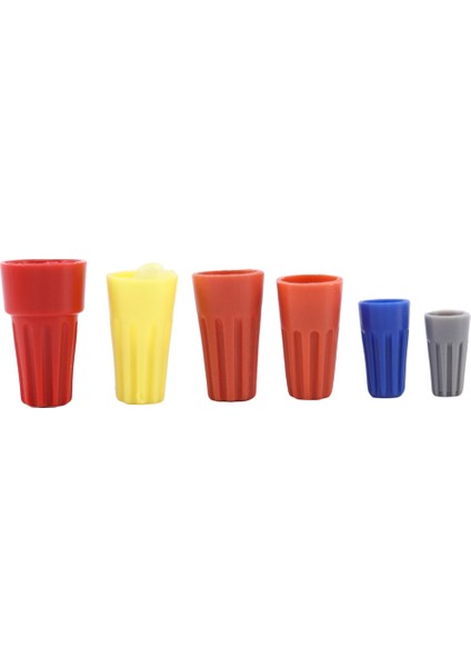 316 Adet 5 Renk Elektrik Kablosu Konektörü Twist-On Vidalı Terminal Yaylı Somun Kapakları Çeşitler Seti (Yurt Dışından) modelleri