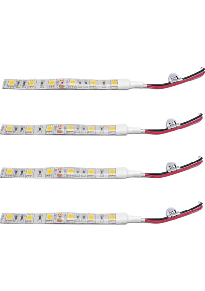 4X,10CM Su Geçirmez Mavi 5050 LED Şerit Işıklar Dc 12V Karavan Tekne Araba (Yurt Dışından)